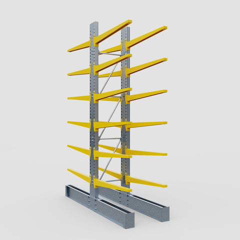 Cantilever Rack - Double Sided - Heavy Duty - Powder Coated - Full Bay - Height 4572mm