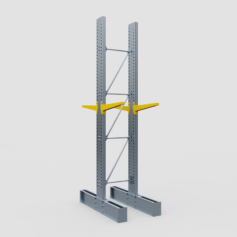 Cantilever Rack - Double Sided - Heavy Duty - Powder Coated - Full Bay - Height 4572mm