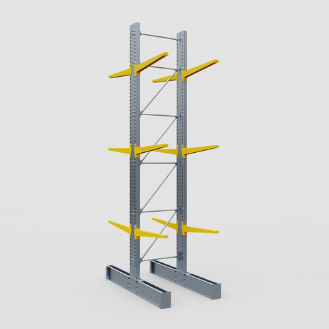 Cantilever Rack - Double Sided - Super Heavy Duty - Powder Coated - Full Bay - Height 5791mm