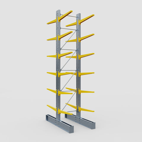 Cantilever Rack - Double Sided - Heavy Duty - Powder Coated - Full Bay - Height 5791mm