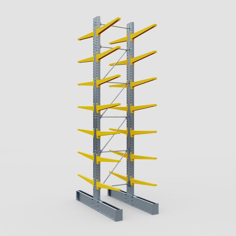 Cantilever Rack - Double Sided - Super Heavy Duty - Powder Coated - Full Bay - Height 5791mm