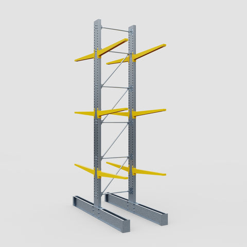 Cantilever Rack - Double Sided - Ultra Heavy Duty - Powder Coated - Full Bay - Height 5791mm