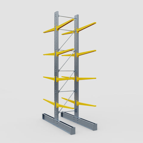 Cantilever Rack - Double Sided - Super Heavy Duty - Powder Coated - Full Bay - Height 5791mm