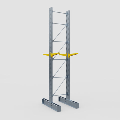 Cantilever Rack - Double Sided - Super Heavy Duty - Powder Coated - Full Bay - Height 5791mm