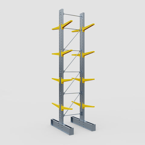 Cantilever Rack - Double Sided - Ultra Heavy Duty - Powder Coated - Full Bay - Height 5791mm