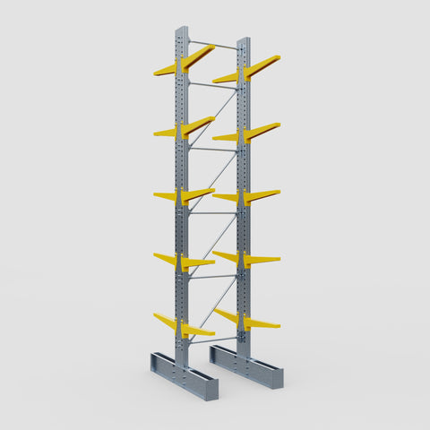 Cantilever Rack - Double Sided - Heavy Duty - Powder Coated - Full Bay - Height 5791mm