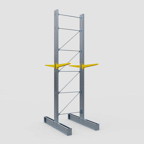 Cantilever Rack - Double Sided - Ultra Heavy Duty - Powder Coated - Full Bay - Height 5791mm