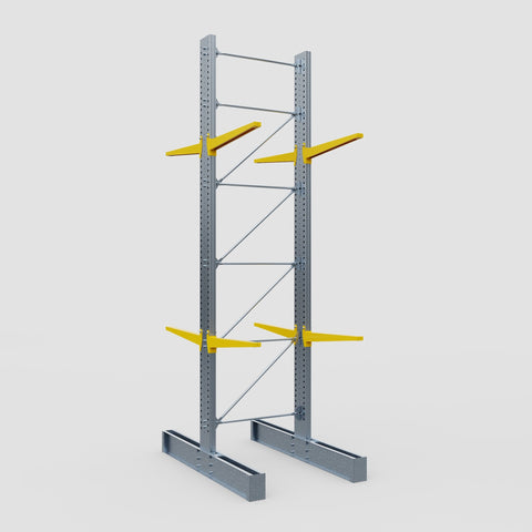 Cantilever Rack - Double Sided - Super Heavy Duty - Powder Coated - Full Bay - Height 5791mm