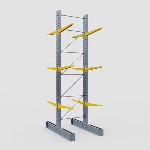 Cantilever Rack - Double Sided - Super Heavy Duty - Powder Coated - Full Bay - Height 5791mm