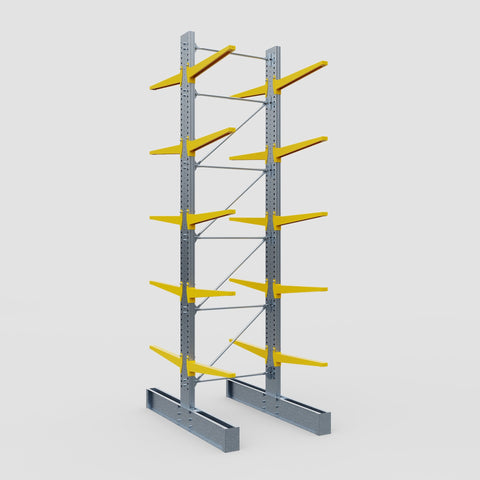 Cantilever Rack - Double Sided - Super Heavy Duty - Powder Coated - Full Bay - Height 5791mm
