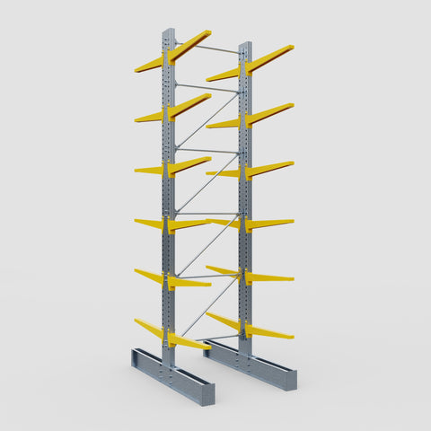 Cantilever Rack - Double Sided - Heavy Duty - Powder Coated - Full Bay - Height 5791mm