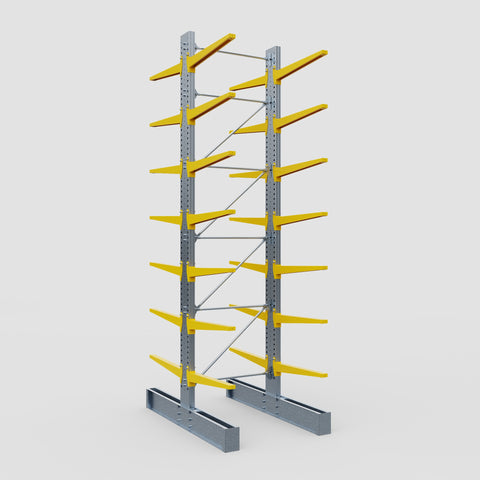 Cantilever Rack - Double Sided - Heavy Duty - Powder Coated - Full Bay - Height 5791mm