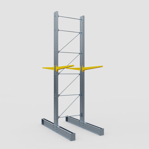 Cantilever Rack - Double Sided - Ultra Heavy Duty - Powder Coated - Full Bay - Height 5791mm