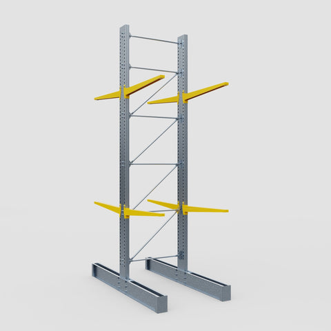 Cantilever Rack - Double Sided - Super Heavy Duty - Powder Coated - Full Bay - Height 5791mm