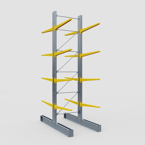 Cantilever Rack - Double Sided - Super Heavy Duty - Powder Coated - Full Bay - Height 5791mm