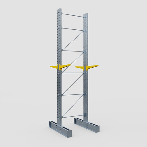Cantilever Rack - Double Sided - Ultra Heavy Duty - Powder Coated - Full Bay - Height 5791mm