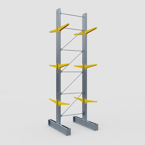 Cantilever Rack - Double Sided - Ultra Heavy Duty - Powder Coated - Full Bay - Height 5791mm
