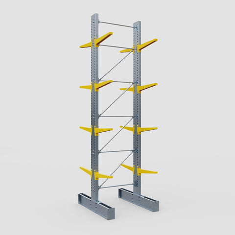 Cantilever Rack - Double Sided - Ultra Heavy Duty - Powder Coated - Full Bay - Height 5791mm