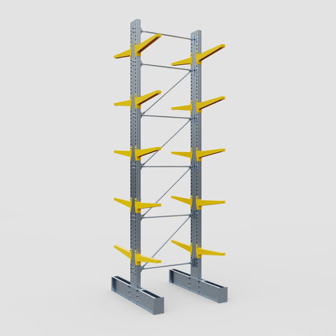 Cantilever Rack - Double Sided - Super Heavy Duty - Powder Coated - Full Bay - Height 5791mm