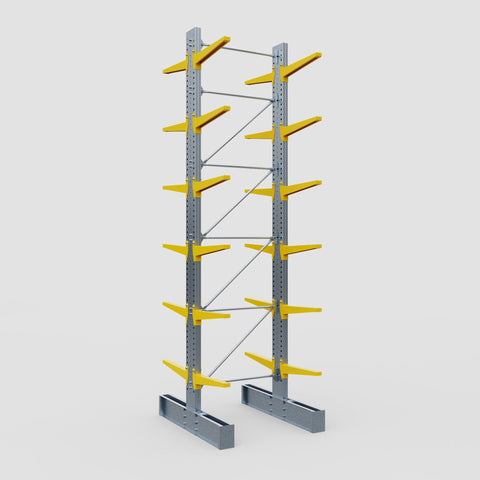 Cantilever Rack - Double Sided - Super Heavy Duty - Powder Coated - Full Bay - Height 5791mm