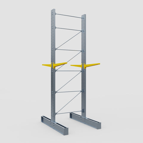 Cantilever Rack - Double Sided - Super Heavy Duty - Powder Coated - Full Bay - Height 5791mm