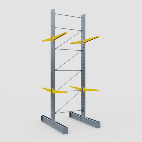 Cantilever Rack - Double Sided - Ultra Heavy Duty - Powder Coated - Full Bay - Height 5791mm