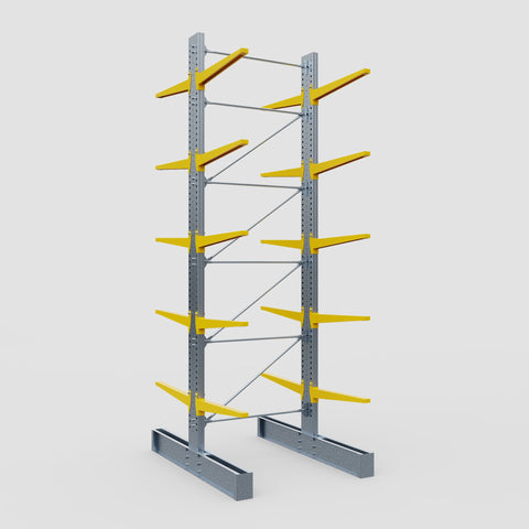 Cantilever Rack - Double Sided - Heavy Duty - Powder Coated - Full Bay - Height 5791mm