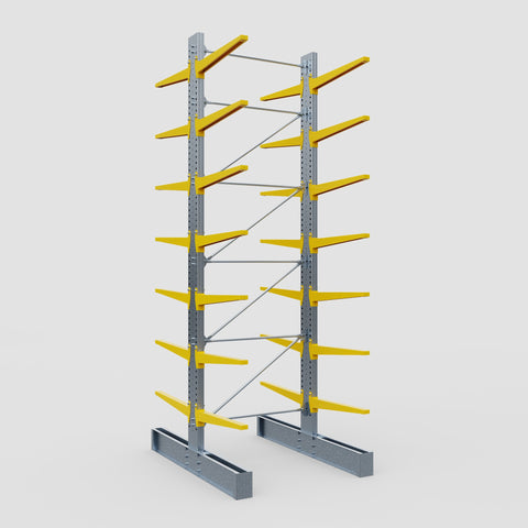 Cantilever Rack - Double Sided - Heavy Duty - Powder Coated - Full Bay - Height 5791mm