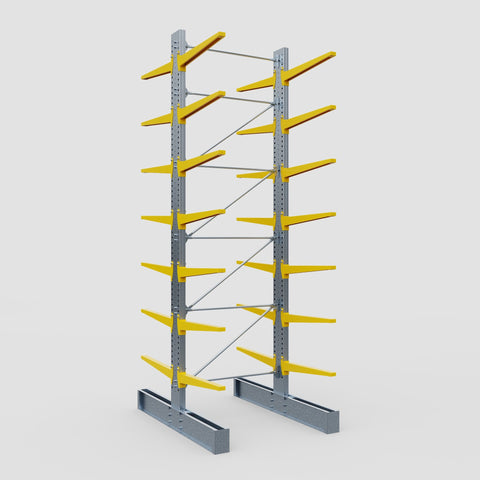 Cantilever Rack - Double Sided - Ultra Heavy Duty - Powder Coated - Full Bay - Height 5791mm