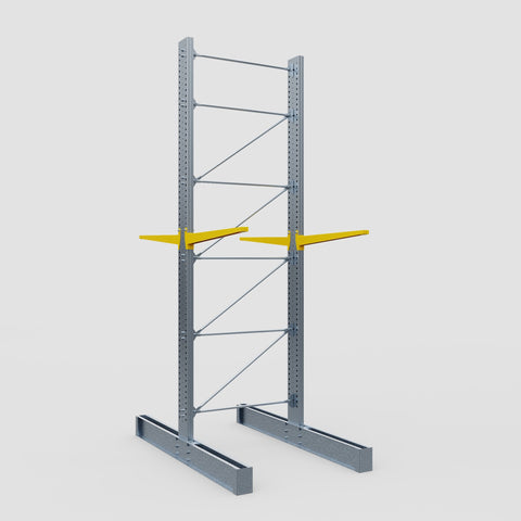 Cantilever Rack - Double Sided - Ultra Heavy Duty - Powder Coated - Full Bay - Height 5791mm