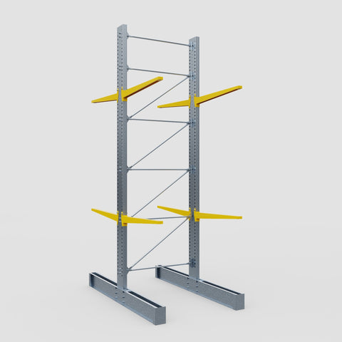 Cantilever Rack - Double Sided - Ultra Heavy Duty - Powder Coated - Full Bay - Height 5791mm