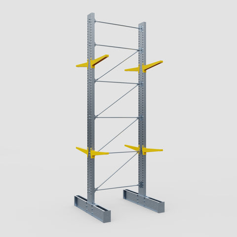 Cantilever Rack - Double Sided - Ultra Heavy Duty - Powder Coated - Full Bay - Height 5791mm