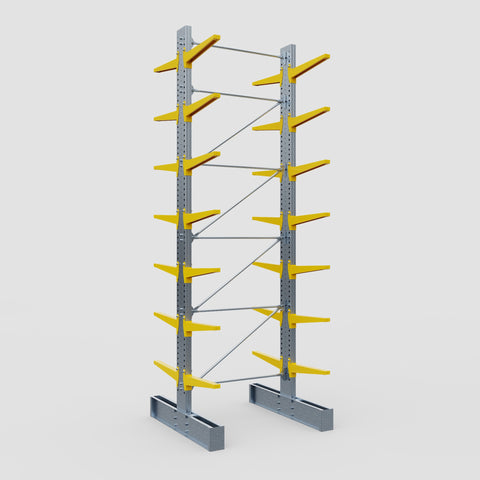 Cantilever Rack - Double Sided - Heavy Duty - Powder Coated - Full Bay - Height 5791mm