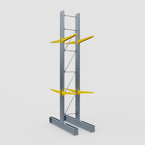 Cantilever Rack - Double Sided - Ultra Heavy Duty - Powder Coated - Full Bay - Height 5791mm