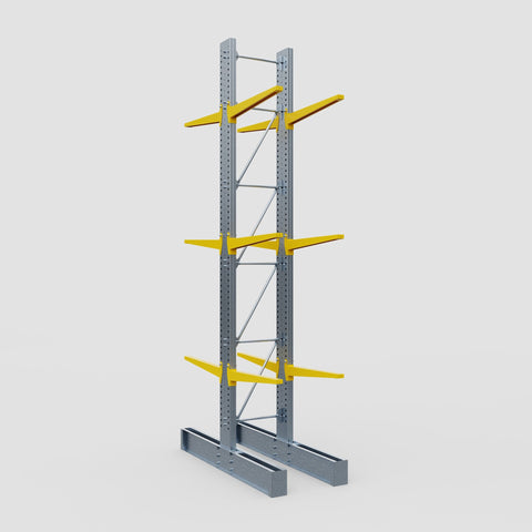 Cantilever Rack - Double Sided - Super Heavy Duty - Powder Coated - Full Bay - Height 5791mm