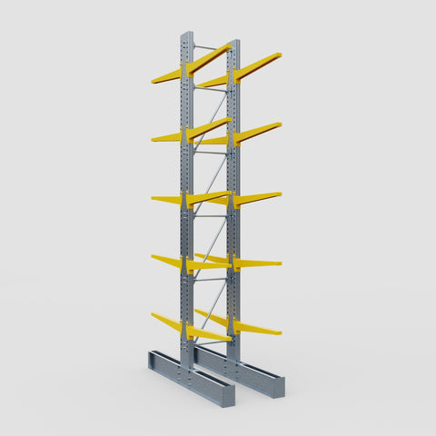 Cantilever Rack - Double Sided - Super Heavy Duty - Powder Coated - Full Bay - Height 5791mm