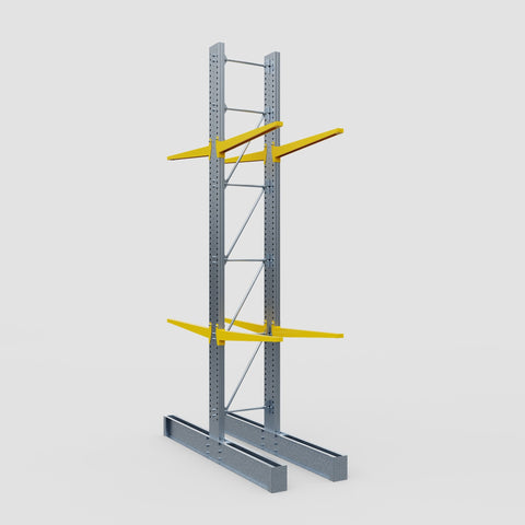 Cantilever Rack - Double Sided - Super Heavy Duty - Powder Coated - Full Bay - Height 5791mm