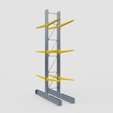 Cantilever Rack - Double Sided - Ultra Heavy Duty - Powder Coated - Full Bay - Height 5791mm