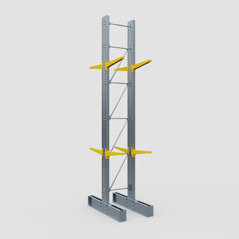 Cantilever Rack - Double Sided - Ultra Heavy Duty - Powder Coated - Full Bay - Height 5791mm