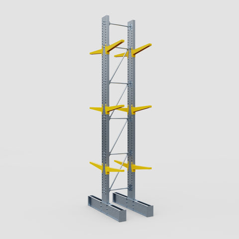 Cantilever Rack - Double Sided - Ultra Heavy Duty - Powder Coated - Full Bay - Height 5791mm