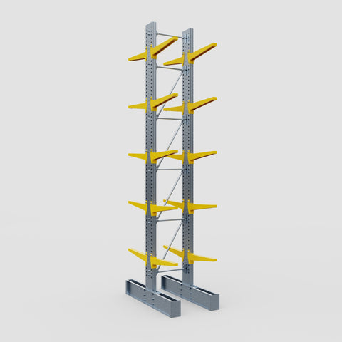 Cantilever Rack - Double Sided - Heavy Duty - Powder Coated - Full Bay - Height 5791mm