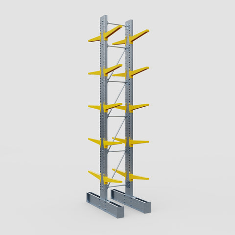 Cantilever Rack - Double Sided - Super Heavy Duty - Powder Coated - Full Bay - Height 5791mm