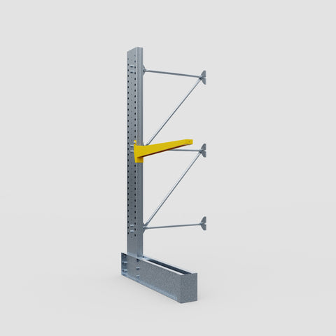 Cantilever Rack - Single Sided - Heavy Duty - Powder Coated - Add-On Bay - Height 3048mm