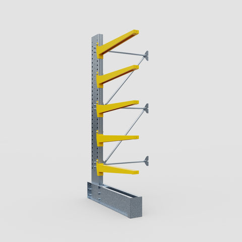Cantilever Rack - Single Sided - Super Heavy Duty - Powder Coated - Add-On Bay - Height 4267mm