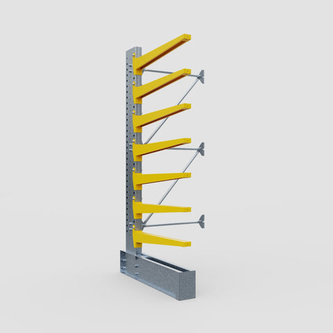 Cantilever Rack - Single Sided - Ultra Heavy Duty - Powder Coated - Add-On Bay - Height 4267mm