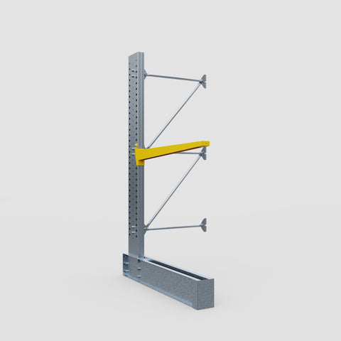 Cantilever Rack - Single Sided - Ultra Heavy Duty - Powder Coated - Add-On Bay - Height 4267mm