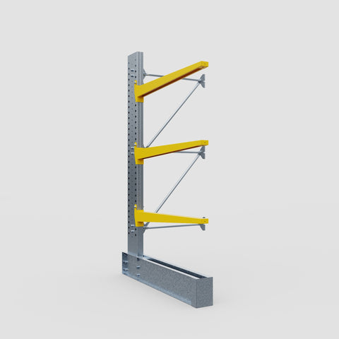 Cantilever Rack - Single Sided - Ultra Heavy Duty - Powder Coated - Add-On Bay - Height 4267mm