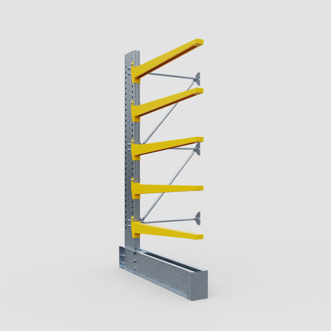 Cantilever Rack - Single Sided - Heavy Duty - Powder Coated - Add-On Bay - Height 3048mm