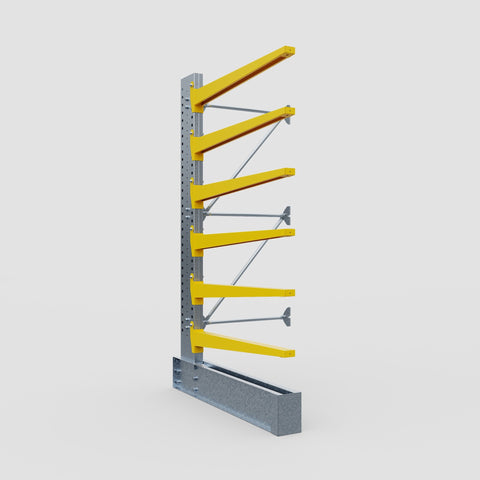 Cantilever Rack - Single Sided - Ultra Heavy Duty - Powder Coated - Add-On Bay - Height 4267mm