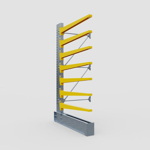 Cantilever Rack - Single Sided - Super Heavy Duty - Powder Coated - Add-On Bay - Height 4267mm